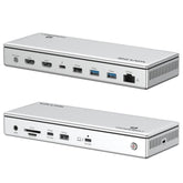 WAVLINK UTD45 96W Charging 8K / 4K Display Thunderbolt 4 Docking Station 13-in-1 Hub, US Plug, UK Plug, EU Plug, AU Plug